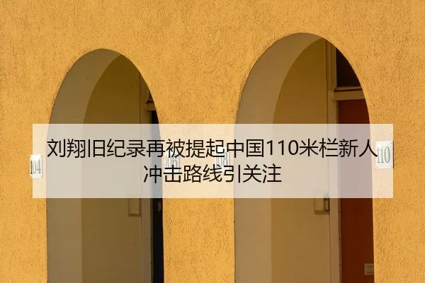 刘翔旧纪录再被提起中国110米栏新人冲击路线引关注